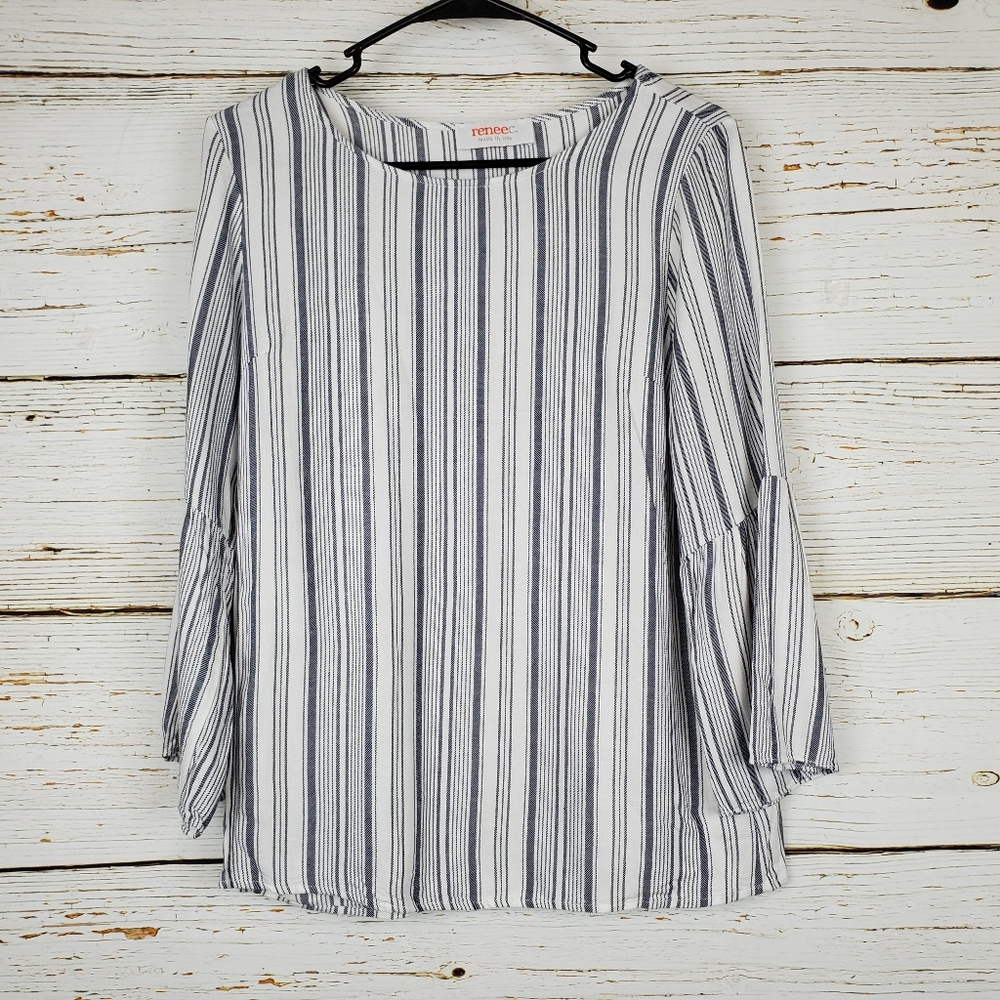 Renee C. Striped Top